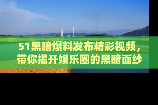 51黑暗爆料发布精彩视频，带你揭开娱乐圈的黑暗面纱