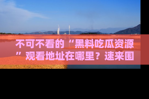 不可不看的“黑料吃瓜资源”观看地址在哪里？速来围观吧！
