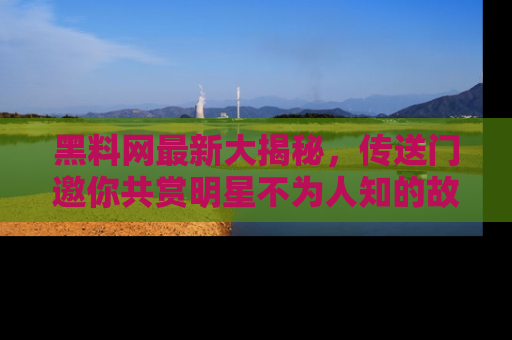 黑料网最新大揭秘，传送门邀你共赏明星不为人知的故事！