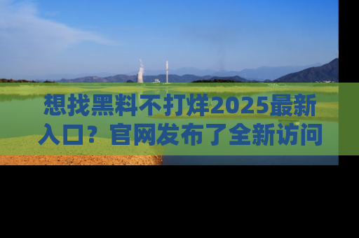 想找黑料不打烊2025最新入口？官网发布了全新访问指南！